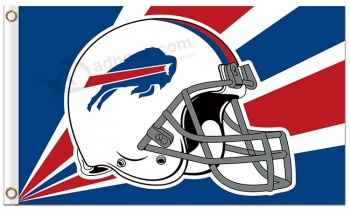 NFL Buffalo Bills 3'x5' polyester flags bills radioactive rays helmet