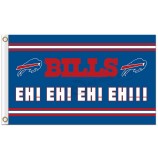 Nfl Büffel Rechnungen 3'x5 'Polyester Fahnen Rechnungen angepasst