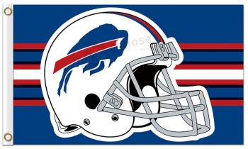 NFL Buffalo Bills 3'x5 'Polyester Fahnen Logo Helm