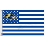 NFL Baltimore Raben 3'x5 'Polyester Fahnen Sterne Streifen