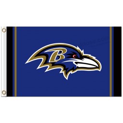 Custom high-end NFL Baltimore Ravens 3'x5' polyester flags logo