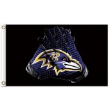 Nfl baltimore Raben 3'x5 'Polyester Flaggen Handschuhe zum Verkauf