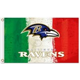 Nfl baltimore Raben 3'x5 'Polyester Fahnen drei Farben zu verkaufen