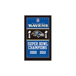 Benutzerdefinierte hoch-Ende nfl Baltimore Raben 3'x5 'Polyester Flaggen Super Bowl Champions