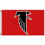Benutzerdefinierte hoch-Ende nfl atlanta falcons3'x5 'Polyester Flagge fliegen Falken
