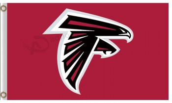 Custom high-end NFL Atlanta Falcons3'x5' polyester flag logo