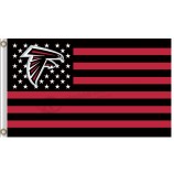 Benutzerdefinierte hoch-End nfl atlanta falcons3'x5 'Polyester Flagge Sternen und Streifen