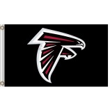 Benutzerdefinierte hoch-Ende nfl atlanta falcons3'x5 'Polyester Flagge großes Logo in der Mitte