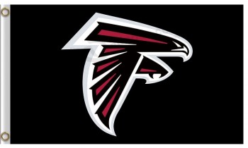Custom high-end NFL Atlanta Falcons3'x5' polyester flag big logo at middle