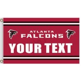 Benutzerdefinierte hoch-Ende nfl atlanta falcons3'x5 Polyesterflagge Ihr Text