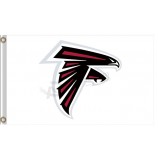 Benutzerdefinierte hoch-Ende nfl atlanta falcons3'x5 'Polyester Flagge großen Logo weißen Hintergrund