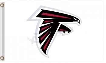 Custom high-end NFL Atlanta Falcons3'x5' polyester flag big logo white background