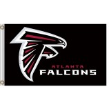 Benutzerdefinierte hoch-Ende nfl atlanta falcons3'x5 'Polyester Flagge großes Logo auf der linken Seite