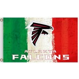 Benutzerdefinierte hoch-Ende nfl atlanta falcons3'x5 'Polyester Flagge drei Farben