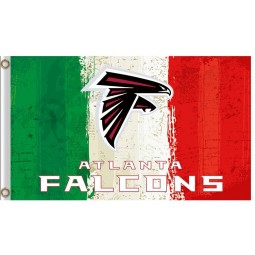 Benutzerdefinierte hoch-Ende nfl atlanta falcons3'x5 'Polyester Flagge drei Farben