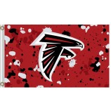 Benutzerdefinierte hoch-Ende nfl atlanta falcons3'x5 'Polyesterflaggentintenpunkte