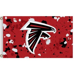 Benutzerdefinierte hoch-Ende nfl atlanta falcons3'x5 'Polyesterflaggentintenpunkte