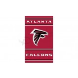 Benutzerdefinierte hoch-Ende nfl atlanta falcons3'x5 'Polyester Flagge verticle Typ