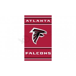 Benutzerdefinierte hoch-Ende nfl atlanta falcons3'x5 'Polyester Flagge verticle Typ