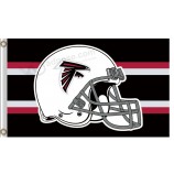 Benutzerdefinierte hoch-Ende nfl atlanta falcons3'x5 'Polyesterflaghelm