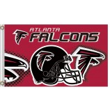 Benutzerdefinierte hoch-Ende nfl atlanta falcons3'x5 'Polyester Flagge helment