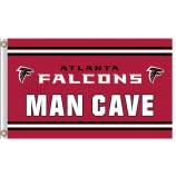 Benutzerdefinierte hoch-Ende nfl atlanta falcons3'x5 'Polyester Flagge Mann Höhle