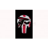 Custom high-end NFL Atlanta Falcons3'x5' polyester flag SKULL