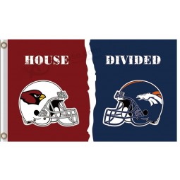 Custom cheap NFL Arizona Cardinals 3'x5' polyester flag vs denver broncos