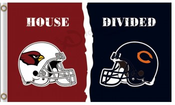 Custom cheap NFL Arizona Cardinals 3'x5' polyester flag vs chicago bears