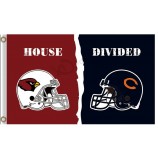 Gewohnheit billige nfl Arizona-Kardinäle 3'x5 Polyesterfahne gegen Chicago-Bären
