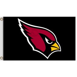 Personalizado nfl arizona cardenales 3'x5 'bandera de poliéster logotipo de pájaro grande