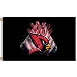 Großhandel hoch-Ende nfl Arizona Kardinäle 3'x5 'Polyester Flagg Handschuhe