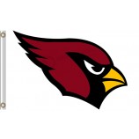 Großhandel hoch-Ende nfl Arizona Kardinäle 3'x5 'Polyester Flagge großes Logo weiß