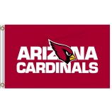 Großhandel hoch-Ende nfl Arizona Kardinäle 3'x5 'Polyester Flagge großer Name kleines Logo