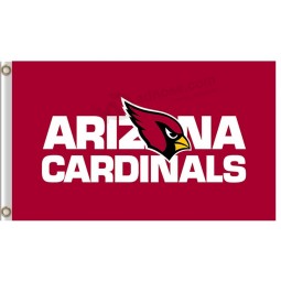 Großhandel hoch-Ende nfl Arizona Kardinäle 3'x5 'Polyester Flagge großer Name kleines Logo