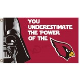 Großhandel hoch-Ende nfl Arizona Kardinäle 3'x5 'Polyester Flagge Star Wars