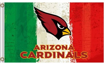 Wholesale high-end NFL Arizona Cardinals 3'x5' polyester flag three colors