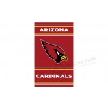 Großhandel hoch-Ende nfl Arizona Kardinäle 3'x5 'Polyester Flagge vertikal mit Linien auf und ab