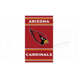 Groothandel hoog-Einde nfl Arizona kardinalen 3'x5 'polyester vlag verticaal met lijnen op en neer