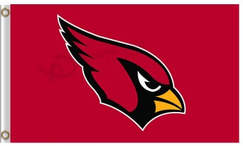 Nfl Arizona kardinalen 3'x5 'polyester vlag eenvoudig logo