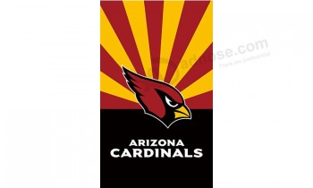 Nfl arizona cardinals 3'x5'聚酯旗垂直