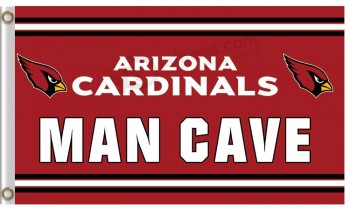 Nfl Arizona Kardinäle 3'x5 'Polyester Flagge Mann Höhle