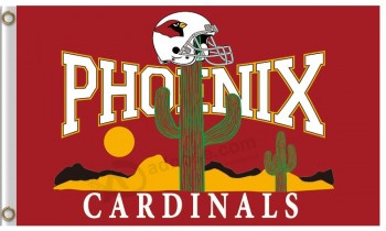 Nfl arizona кардиналы 3'x5 'полиэфирный флаг феникс