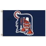 Großhandel hoch-Ende MLB Detroit Tiger 3'x5 'Polyester Flaggen Tiger obwohl b