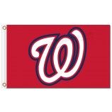 Großhandel hoch-Ende mlb Washington Staatsangehörige 3'x5 'Polyester Flaggen Brief w