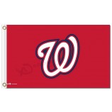 Großhandel billig mlb washington staatsangehörige 3'x5 'polyester flaggen w