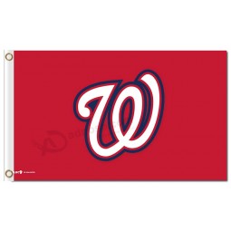 Wholesale cheap MLB Washington Nationals 3'x5' polyester flags w