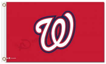 Wholesale cheap MLB Washington Nationals 3'x5' polyester flags w