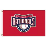 Großhandel billig mlb washington staatsangehörigen 3'x5 'polyester fahnen baseball