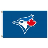Großhandel billig mlb toronto blue jays 3'x5 'polyester fahnen logo